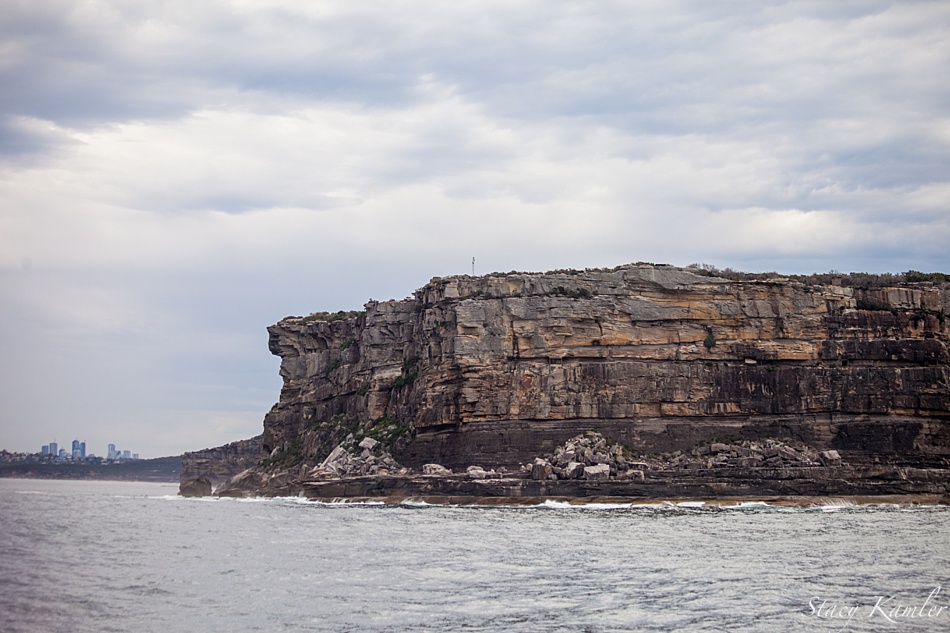 Rock Formation off of Sydney, Australia