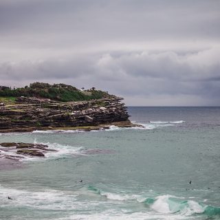 Rock Formation in Bondi Beach, Australia