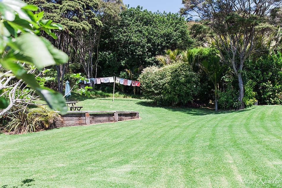 Backyard of Rangihoua Estate, Waiheke Island, New Zealand