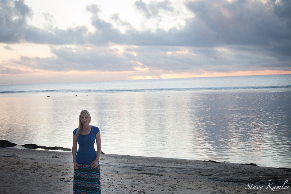 Me at the Beach in Rarotonga