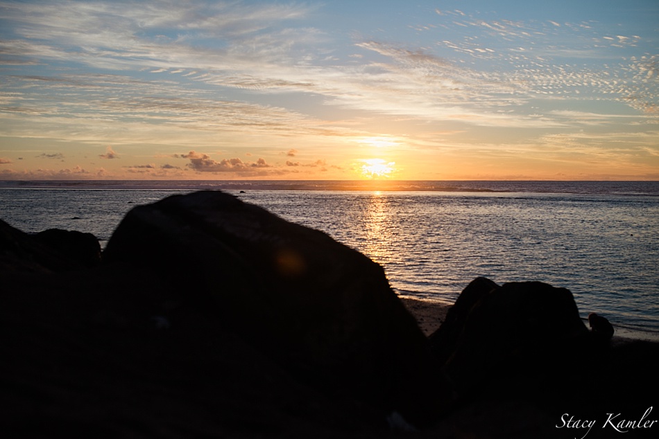 Sunset at Rarotonga
