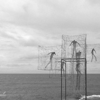 "Listen Time Passes" by Barbara Licha, Sculpture by the Sea, Bondi Beach, Australia