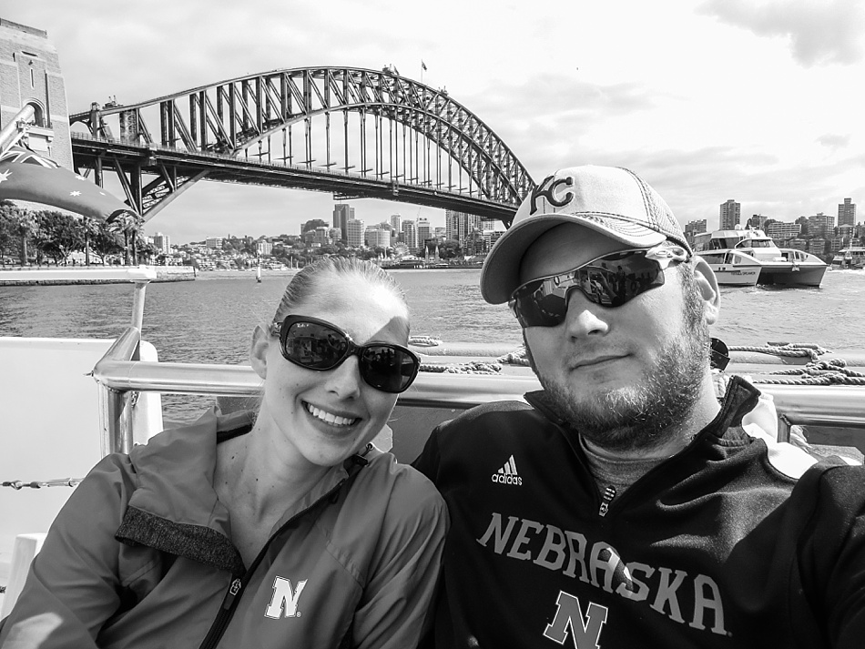 Ryan and I by the Sydney Harbour Bridge