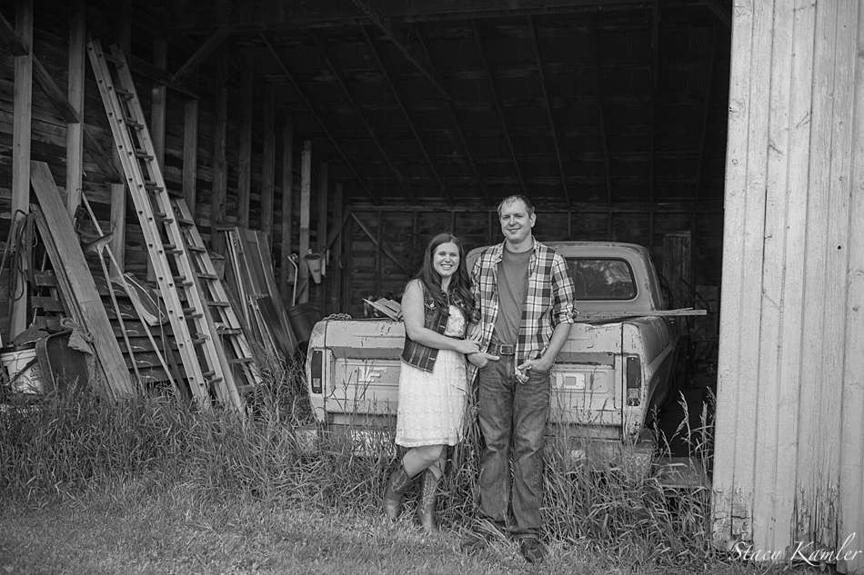 Ford Truck in Engagement Photos