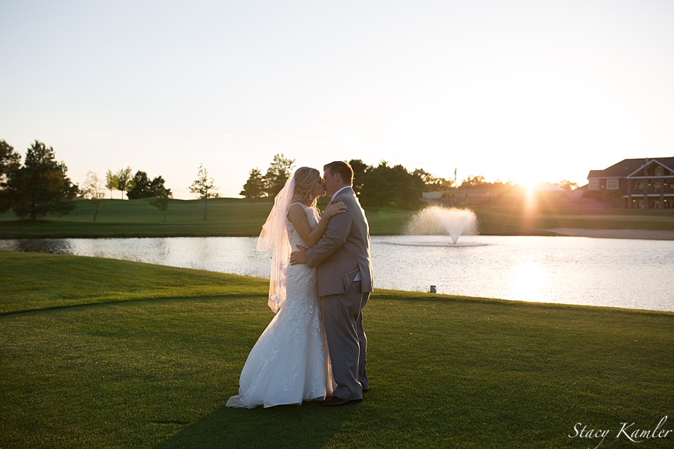 Sunset Bride and Groom Portraits