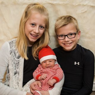 Christmas photo of all siblings