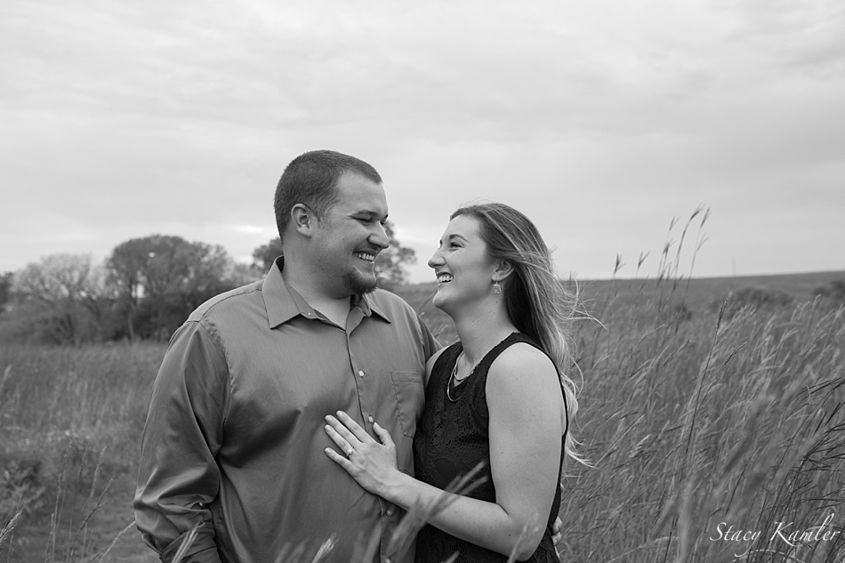 Laughter at an engagement session