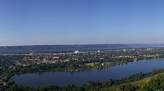 View over the Mississippi River