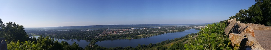 View over the Mississippi River