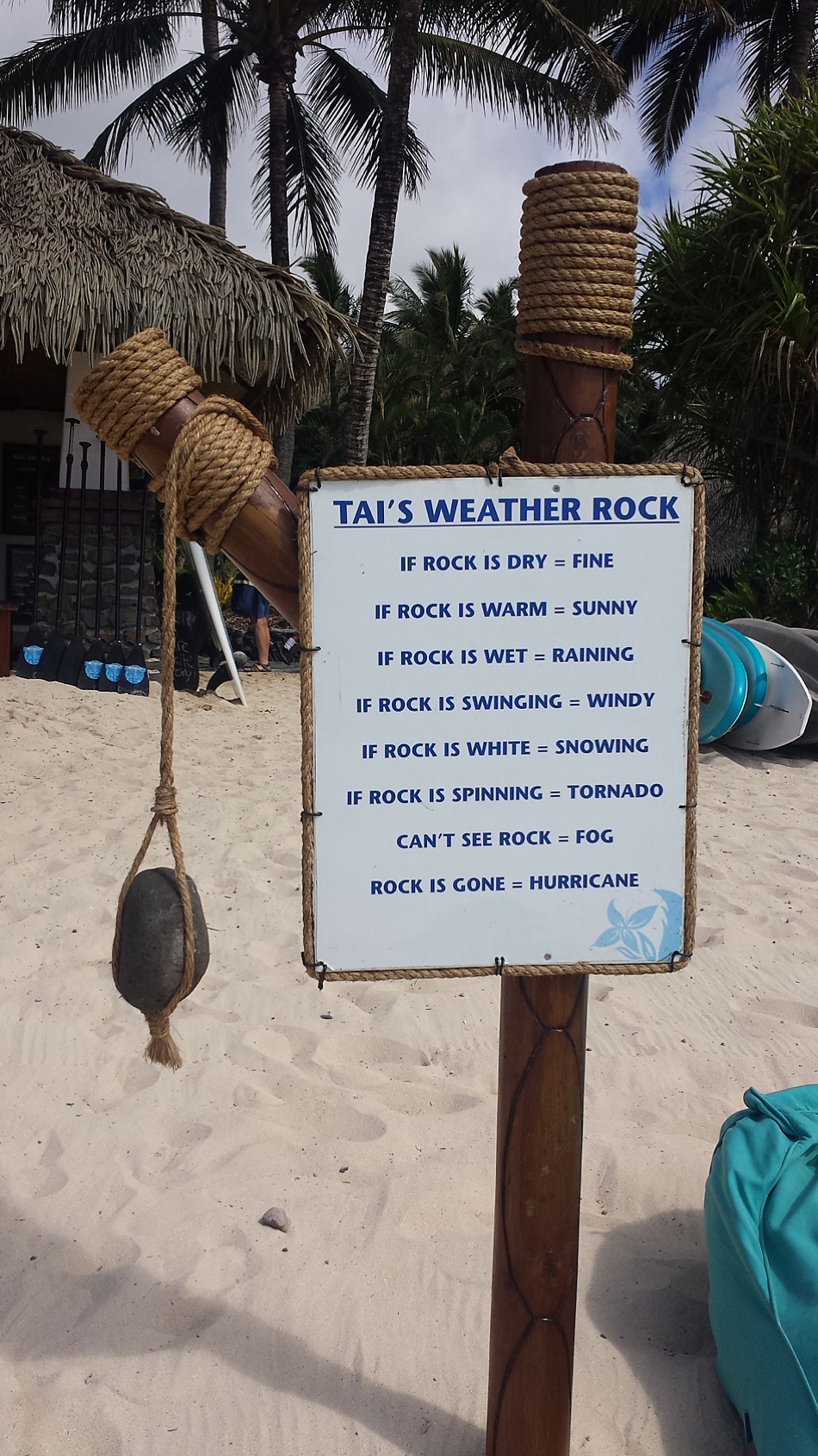 Tai's Weather Rock