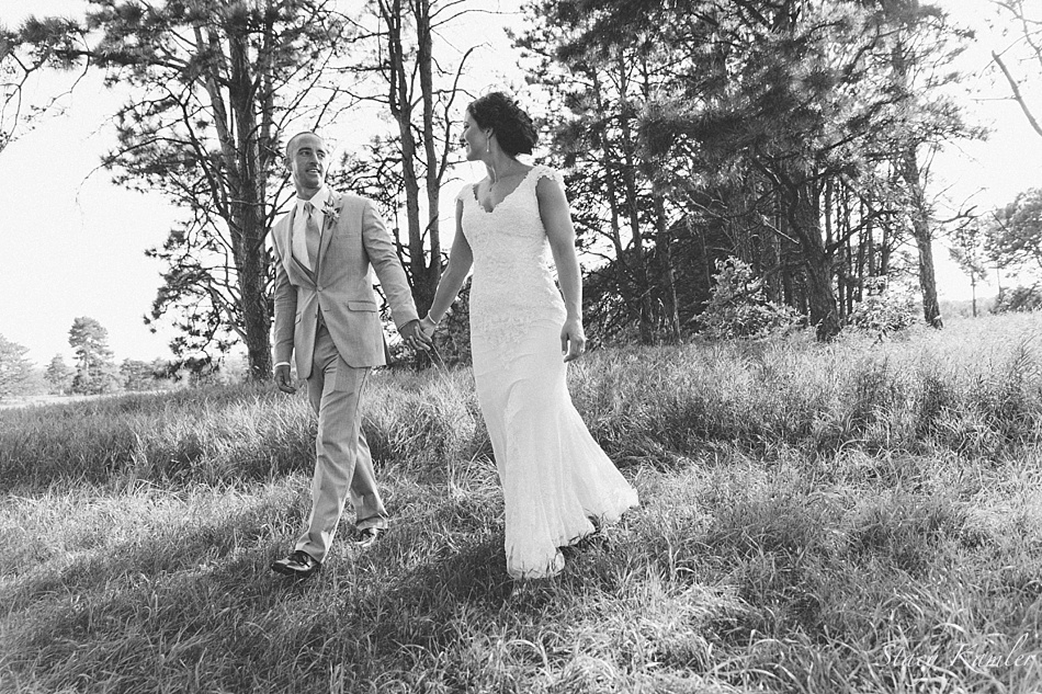 Walking with the Bride and Groom