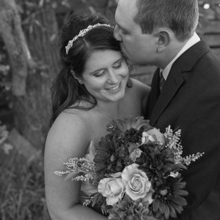 Black and white Bridal Portraits