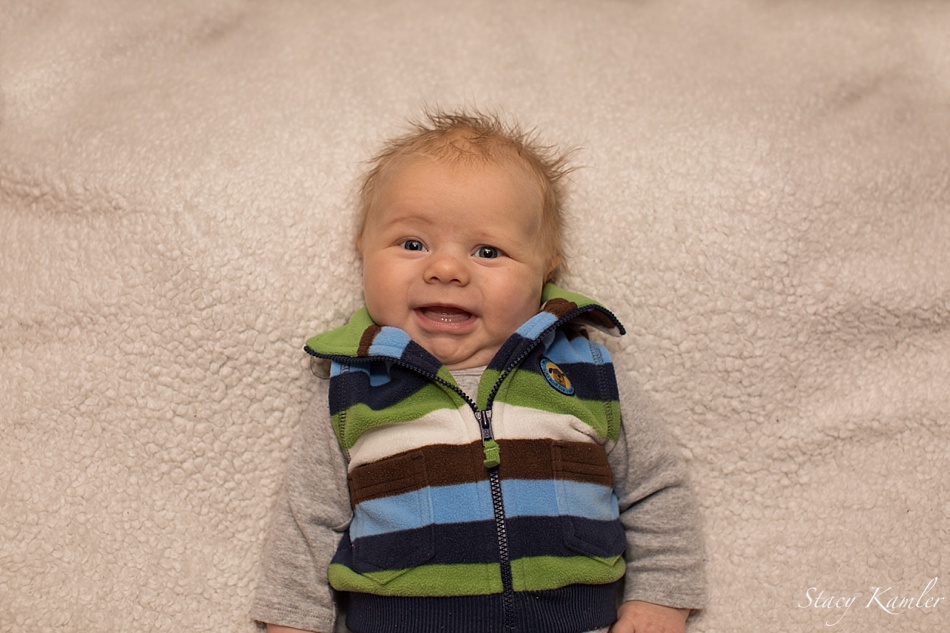 Plaid vest for little boy photos