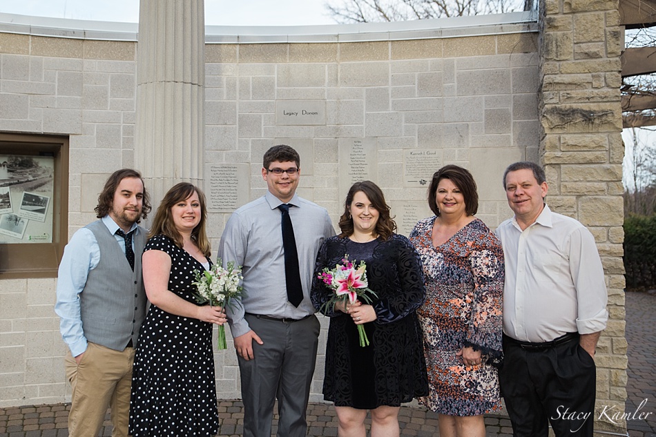 Family Photo at wedding