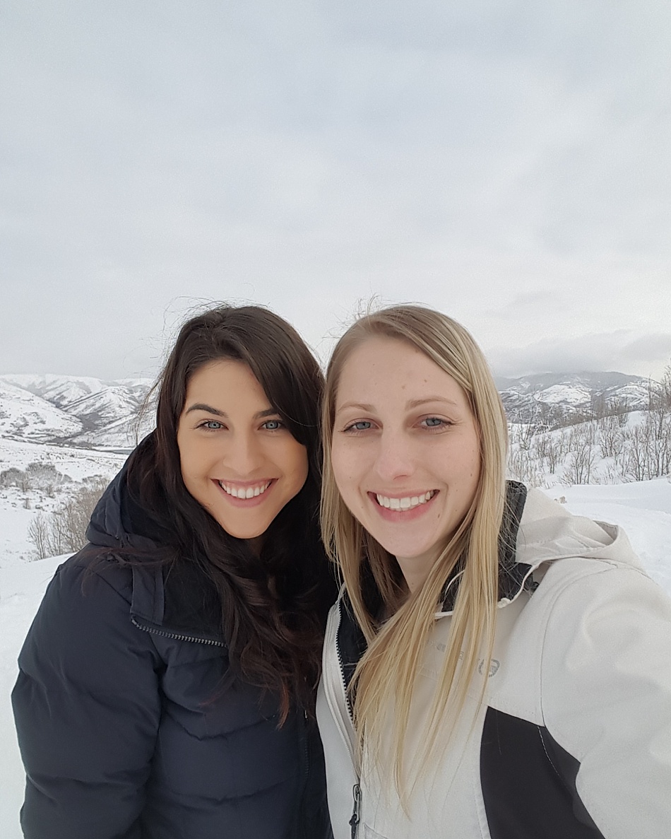 Selfie in the mountains in Utah