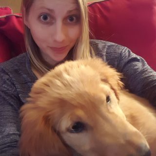 selfies with the new puppy