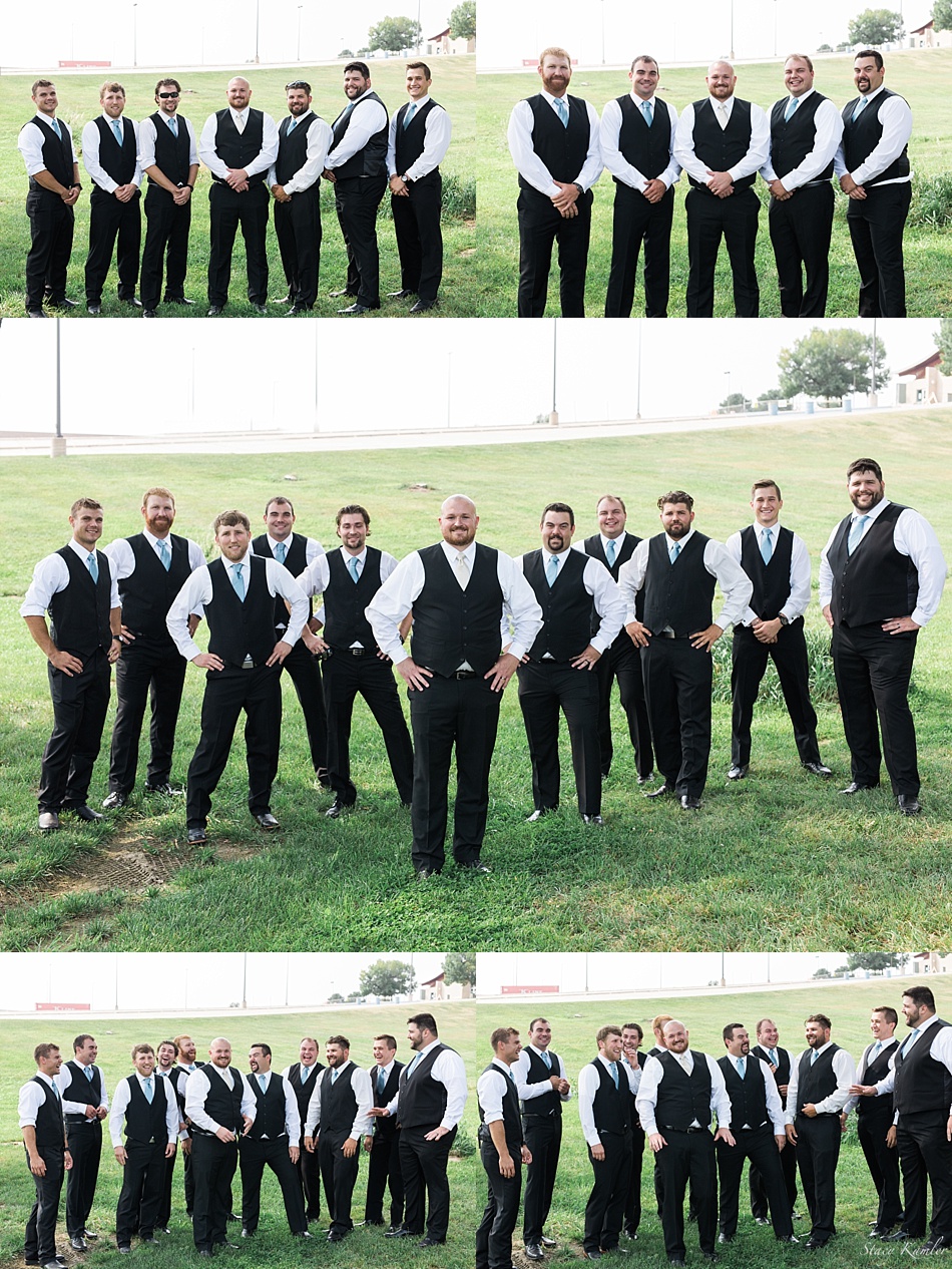 Groomsmen Photos for a Kearney, NE Wedding