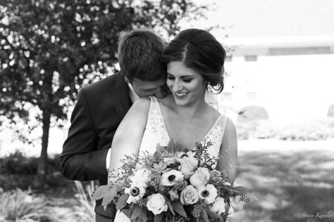 Bride and Groom portraits at Church