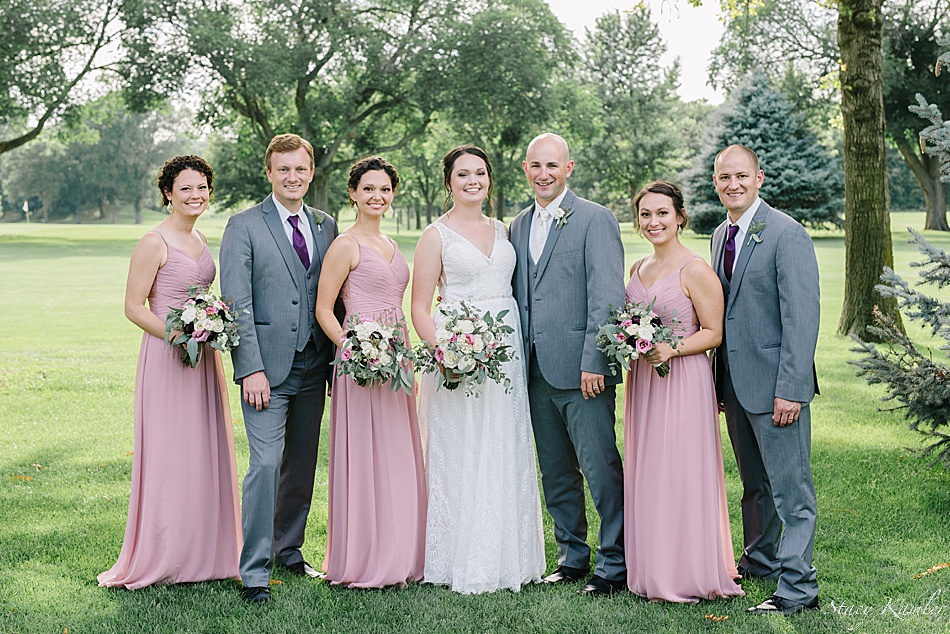 Bridal Party photos at the York Country Club