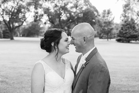 Black and White photos on a wedding day