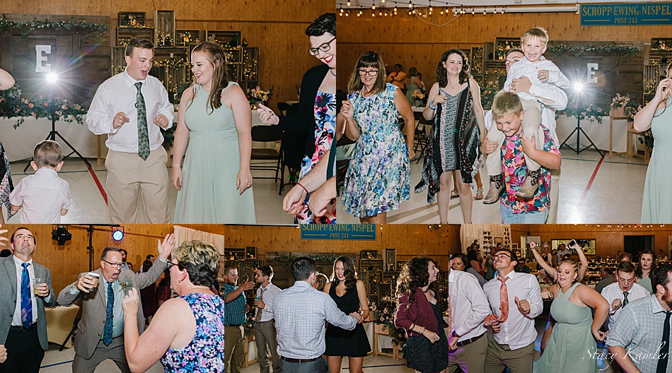 Dancing at a Rustic Chic Wedding