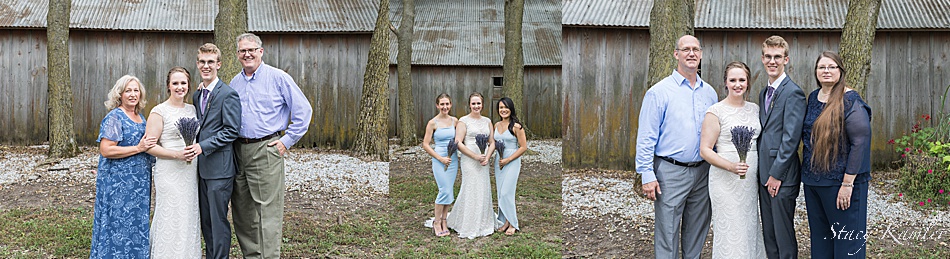Family Photos at a Nebraska Wedding