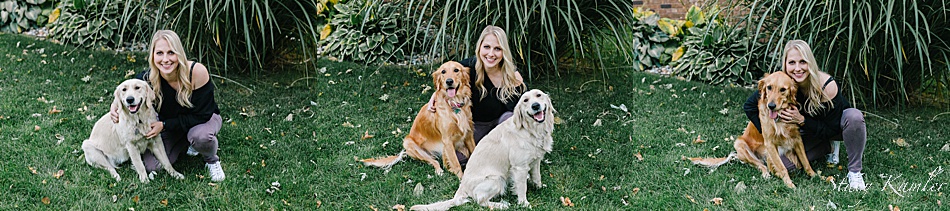 Family Photos with our Golden Retrievers