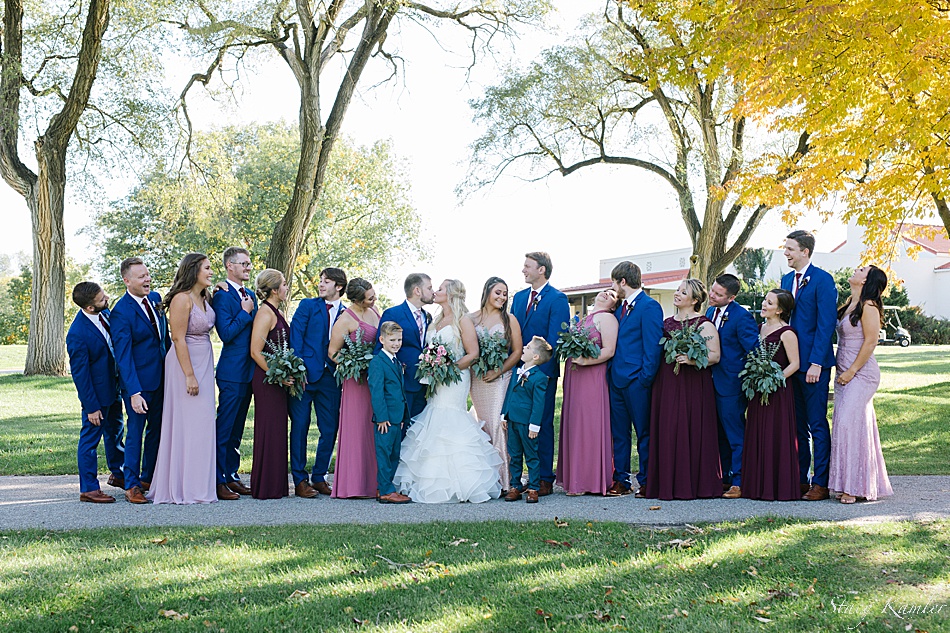Bridal Party Photos at Hillcrest County Club